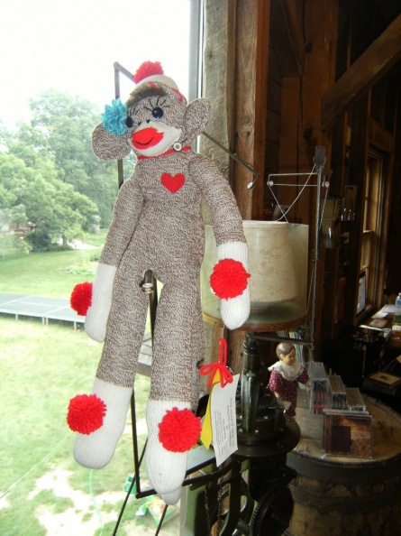 The famous Nelson Knitting Company sock Monkey.JPG